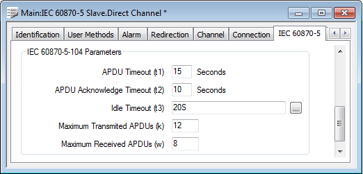 配信用 IEC 60870-5 SLAVE Driver Guide - Configure IEC 60870-5-104